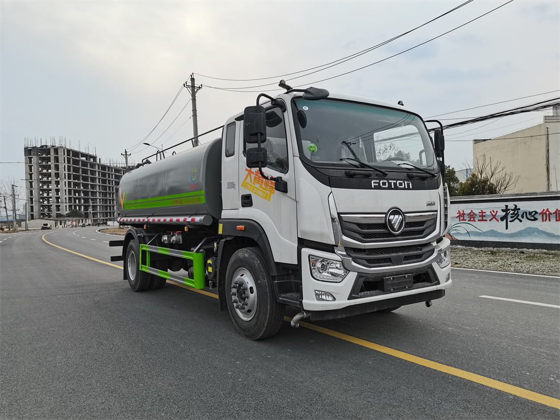 15噸灑水車-湖北旺龍福田奧林國(guó)六15方灑水車廠家價(jià)格